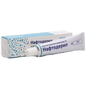 Нафтодерил крем для наружного применения 1% 15г 