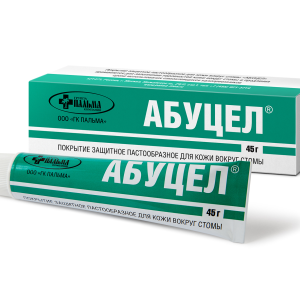 Абуцел покрытие защитное пастообразное для кожи вокруг стомы туба 45г