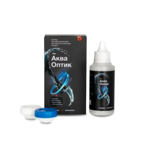 АкваОптик раствор многофункциональный для ухода за контактными линзами с контейнером 60мл
