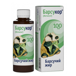Барсукор Барсучий жир жидкий флакон 100мл 