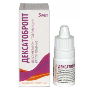 ДексаТобропт глазные капли флакон-капельница 5мл