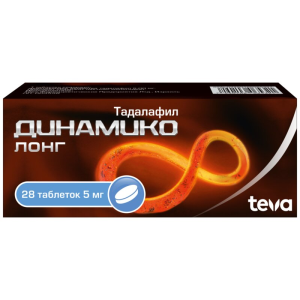 Динамико Лонг таблетки покрытые плёночной оболочкой 5мг №28