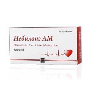 Небилонг АМ таблетки 5мг+5мг №30