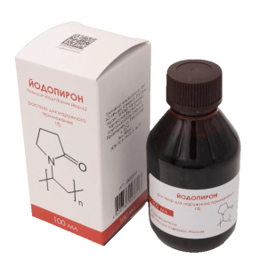 Йодопирон раствор для наружного применения 1% флакон 100мл