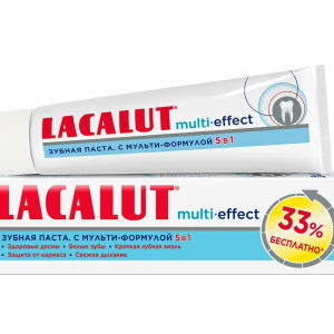Лакалют мульти-эффект зубная паста с мульти-формулой 5в1 туба 75мл
