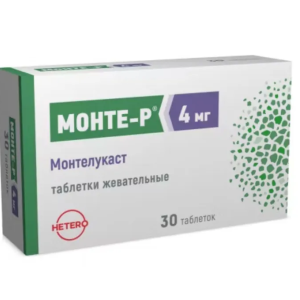 Монте-Р таблетки жевательные 4мг №30