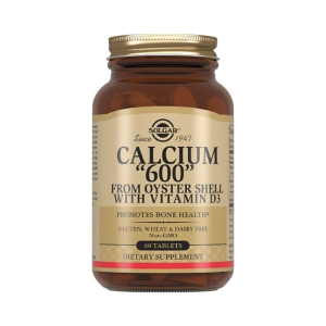 Солгар Кальций 600мг из раковин устриц таблетки массой 2000мг №60