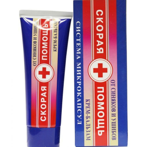 Скорая помощь крем-бальзам от синяков и ушибов туба 75мл 