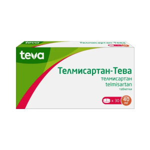 Телмисартан-Тева таблетки 40мг №30