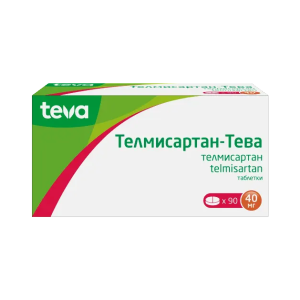 Телмисартан-Тева таблетки 40мг №90
