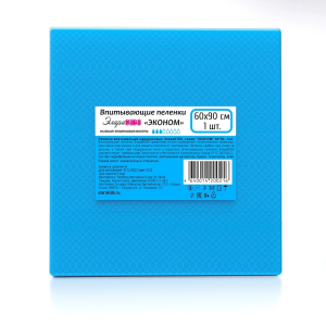 ЭлараKids эконом пеленки впитывающие 60х90см №1