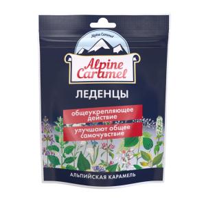 Alpine Caramel Альпийская Карамель леденцы пакет 75г