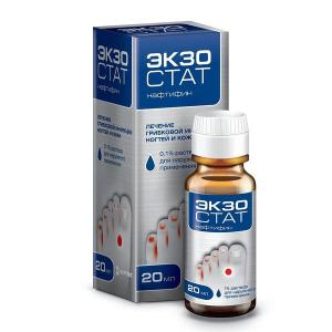 Экзостат раствор для наружного применения 1% флакон 20мл 