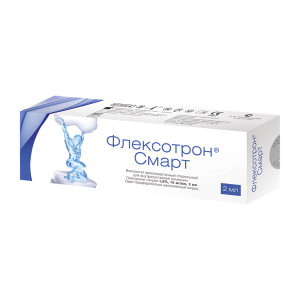 Флексотрон Смарт имплантат вязкоэластичный стерильный для внутрисуставной инъекции гиалуронат натрия 1,6 % 16 мг/мл шприц 2мл №1