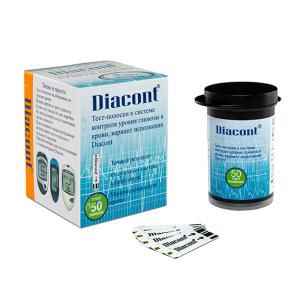 Diacont тест-полоски к глюкометру №50 (0754) 