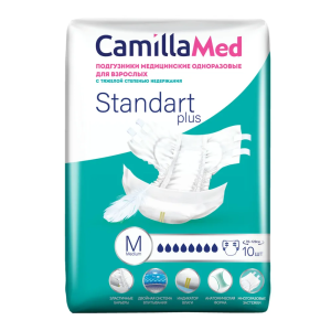 CamillaMed Standart Plus Medium одноразовые подгузники для взрослых №10