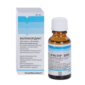 Валокордин капли для приёма внутрь флакон 20мл 