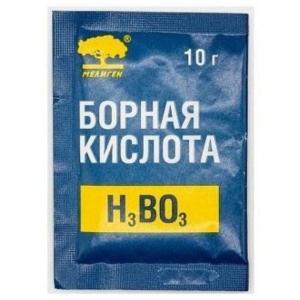Борная кислота чистящее средство по уходу за оптикой порошок пакет 10г