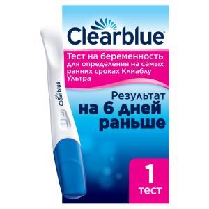 Clearblue Ultra тест для определения беременности на самых ранних сроках №1