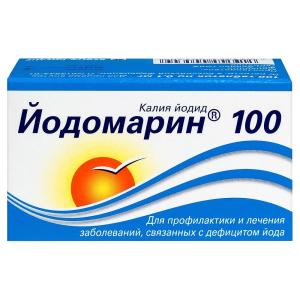 Йодомарин 100 таблетки 0,1мг №100