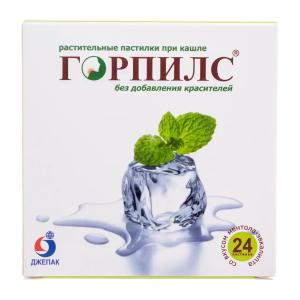 Горпилс - бад пастилки растительные с ментолово-эвкалиптовым вкусом №24