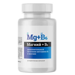 Магний+В6 таблетки массой 0,65г №60