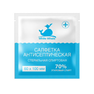 Салфетка антисептическая стерильная спиртовая 6х10см №400