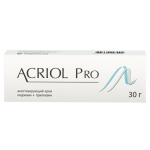 Акриол Про крем для местного и наружного применения 2,5%+2,5% туба 30г 