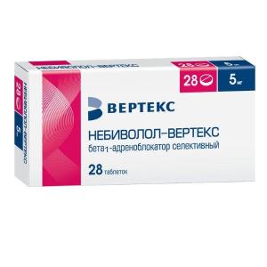 Небиволол-Вертекс таблетки 5мг №28