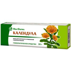 Календула мазь для наружного применения гомеопатическая туба 30г 