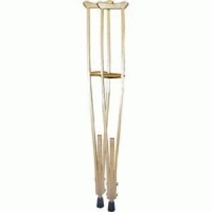 Костыли опорные дерев. для взрослых (арт.743) (пара) 