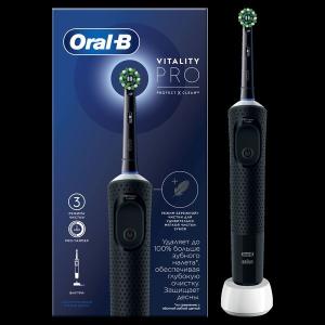 Oral-B Vitality Pro D103.413.3 тип 3708 электрическая зубная щетка с зарядным устройством тип 3757 цвет чёрный