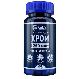GLS Хрома пиколинат 250 капсулы 400мг №60