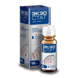 Экзостат раствор для наружного применения 1% флакон 15мл 