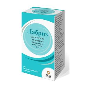 Лабриз капли глазные 1% флакон-капельница 5мл