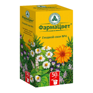 Грудной сбор №4 сбор измельченный пачка 50г