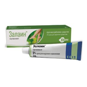 Залаин крем для наружного применения 2% туба 20г 