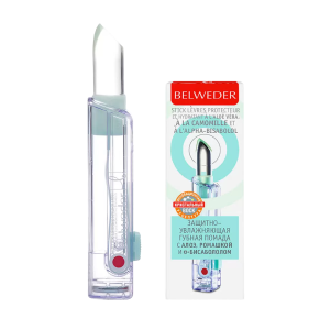 Belweder помада для губ кристальный воск защитно-увлажняющая с алоэ ромашкой и бисабололом 4г