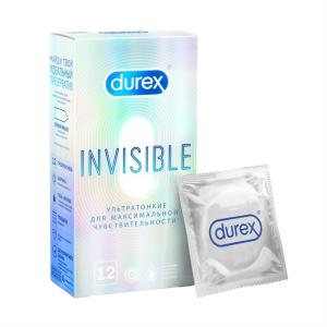 Durex invisible презервативы ультратонкие №12
