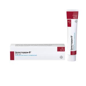 Целестодерм-В крем для наружного применения 0,1% туба 30г 