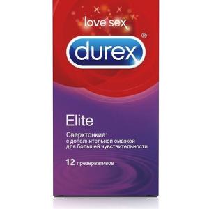 Durex elite презервативы гладкие&сверхтонкие №12