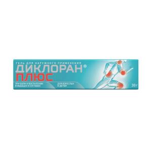 Диклоран Плюс гель для наружного применения туба 30г 