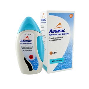 Авамис спрей назальный дозированный 27,5мкг/доза флакон 120доз 