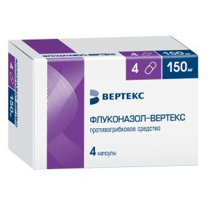 Флуконазол-Вертекс капсулы 150мг №4